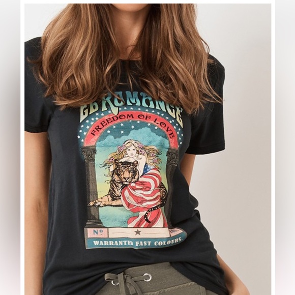 Spell and the Gypsy Collective Tops - Spell & The Gypsy Collective El Romance Graphic Cap Sleeve TShirt Size S